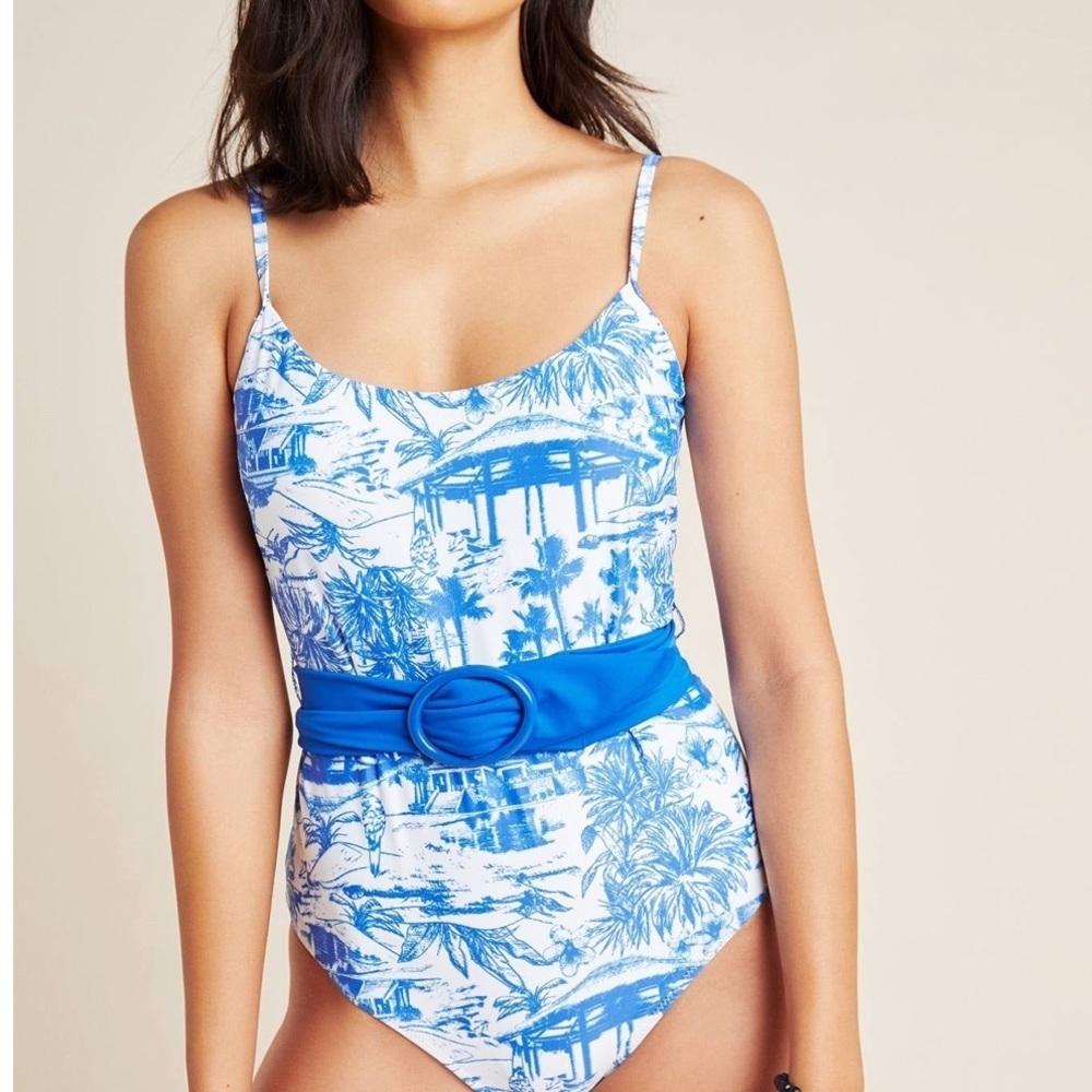 Anthropologie Isabella one piece swimsuit sm NWT